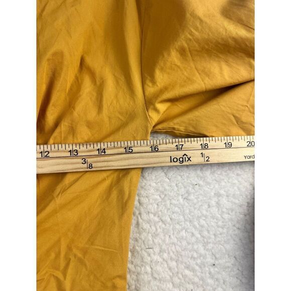 NWT Anthropologie Sunday in Brooklyn Twist Cropped Shirt Blouse Gold Size Small - Picture 11 of 11